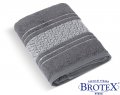 Brotex Froté ručník Mozaika 550g tmavě šedá 50 x 100 cm