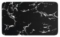 Aqualine Koupelnová předložka 50x80cm, absorpční, černá/mramor (PCD011)