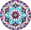 GRUND Mandala předložka VDĚČNOST fialová kruh 80 cm