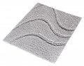 Sapho LA OLA předložka 55x50cm s protiskluzem, polyester, šedá (729807)
