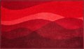 GRUND Koupelnová předložka HILLS rubín 60x100 cm