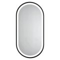 Hopa Zrcadlo s LED osvětlením ERFURT BLACK (OLNZERF5010B)