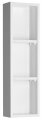 Sapho ZOJA policová skříňka k zrcadlu Korin, 20x70x12cm, bílá (45463)