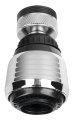 Sapho Perlátor s kloubem a přepínačem, redukce M22x1 a M24x1, ABS/chrom (B003)