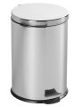 Aqualine SIMPLE LINE odpadkový koš kulatý 20l, nerez lesk (27120)