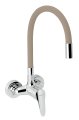 Novaservis Dřezová baterie s elastickým ramenem 100mm, béžová-chrom (94484,0BE)