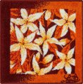 GRUND JASMINE oranžová 60 x 60 cm, koupelnová předložka