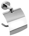 Sapho X-ROUND držák toaletního papíru s krytem, chrom (XR702)