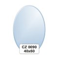 Ellux Zrcadlo oválné s fazetou FBS CZ - 0090 (rozměr 40*60cm)