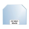 Ellux Zrcadlo šestiúhelník s fazetou FBS CZ - 0041 (rozměr 60*50cm)