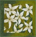 Grund JASMINE zelená 60 x 60 cm, koupelnová předložka