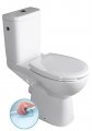 Sapho HANDICAP WC kombi zvýšený sedák, Rimless, zadní odpad, bílá (K11-0221)
