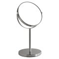 Gedy ANNA kosmetické zrcátko na postavení, Ø 163mm, oboustranné, chrom (211213)