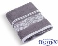 BROTEX Froté ručník 480g vlnka šedá 50 x 100 cm