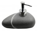 Sapho LITTLE ROCK dávkovač mýdla na postavení, šedá (22190507)