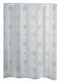 Ridder 47137 Sprchový závěs COSMOS, textilní - šedý dekor