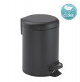 Gedy POTTY odpadkový koš 5l, Soft Close, černá mat (330914)