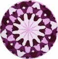 Grund Mandala VĚDĚNÍ fialová průměr 80 cm