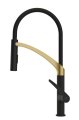 Hopa Dřezová baterie ULTIMA U-50 - černá - zlatá (OLBAU50GMB)