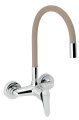 Novaservis Dřezová baterie s elastickým ramenem 150mm, béžová-chrom (94480,0BE)