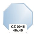 Ellux Zrcadlo osmiúhelník s fazetou FBS CZ - 0045 (rozměr 40*40cm)