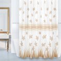 Bellatex Listy béžové 180 x 200 cm sprchový závěs