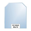 Ellux Zrcadlo šestiúhelník s fazetou FBS CZ - 0042 (rozměr 60*70cm)