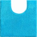 GRUND Koupelnová předložka ROMAN bleděmodrá Rozměr: 50x50 cm s výřezem pro WC