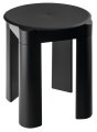 Sapho COLORED koupelnová stolička 37x39x37cm, ABS, černá mat (A56013)